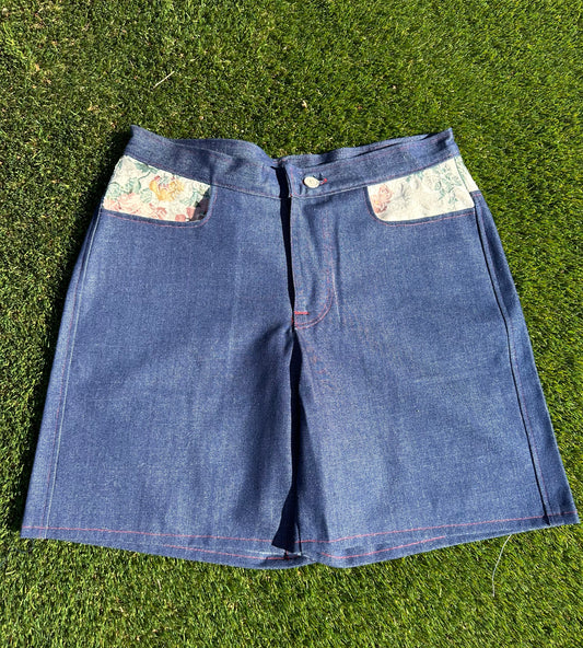 Floral Jorts